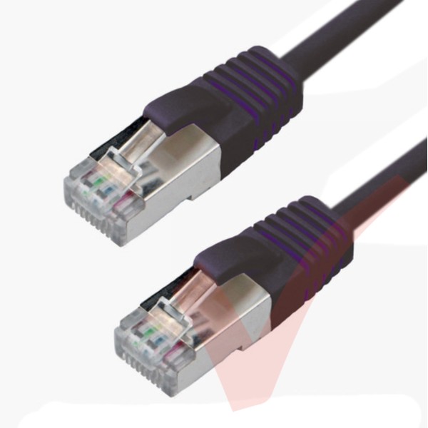 Cat6a Slim U/FTP Small Diameter Snagless Booted Patch Cables Black