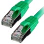 Cat6a Patch Cables RJ45 S/FTP (10G) Premium LSZH Snagless Booted Green