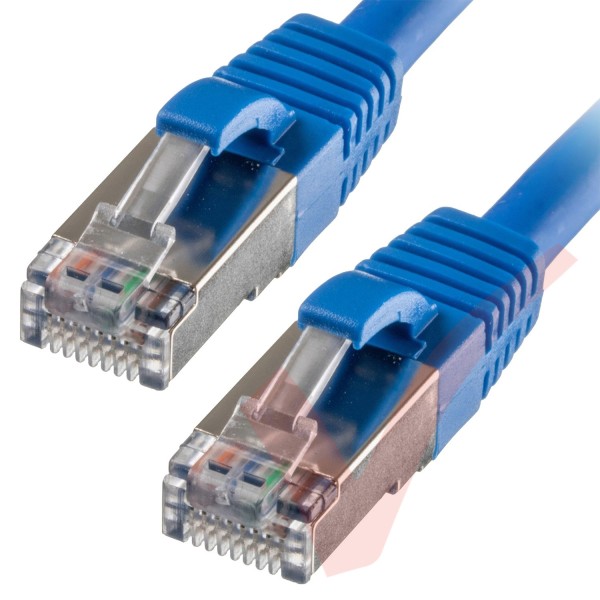 Cat6a Patch Cables RJ45 S/FTP (10G) Premium LSZH Snagless Booted Blue