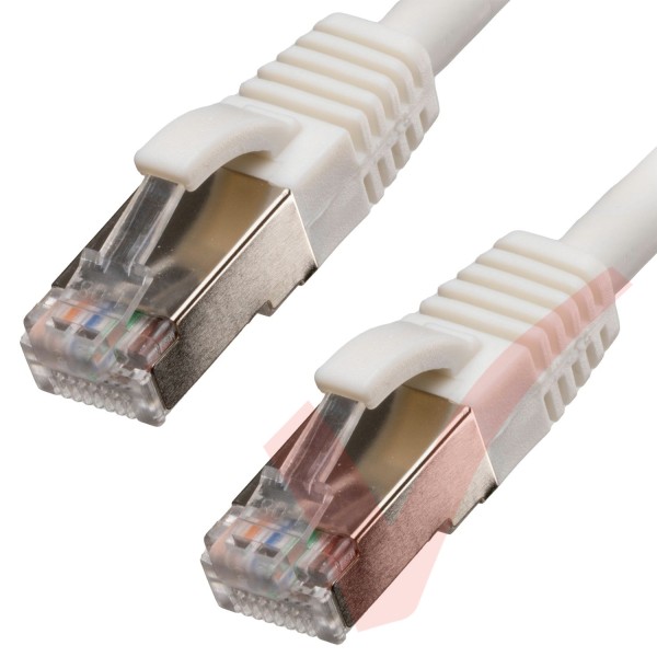 Cat6a Patch Cables RJ45 S/FTP (10G) Premium LSZH Snagless Booted White