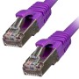 Cat6a Patch Cables RJ45 S/FTP (10G) Premium LSZH Snagless Booted Purple