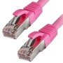 Cat6a Patch Cables RJ45 S/FTP (10G) Premium LSZH Snagless Booted Pink
