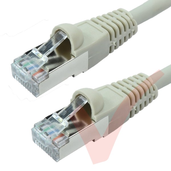 Cat6a Patch Cables RJ45 S/FTP (10G) Premium LSZH Bubble Booted Grey