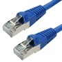 Cat6a Patch Cables RJ45 S/FTP (10G) Premium LSZH Bubble Booted Blue