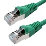 Cat6a Patch Cables RJ45 S/FTP (10G) Premium LSZH Bubble Booted Green