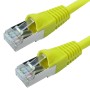 Cat6a Patch Cables RJ45 S/FTP (10G) Premium LSZH Bubble Booted Yellow
