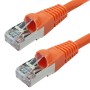 Cat6a Patch Cables RJ45 S/FTP (10G) Premium LSZH Bubble Booted Orange