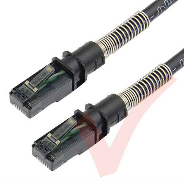 Black - Patchsee UTP PVC Cat6a RJ45 10G Patch Cord