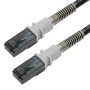 Black - Patchsee Cross Over UTP PVC Cat6a RJ45 Lead