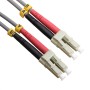 LC to LC Fibre Patch Cables OM1 Multimode Duplex Grey