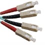 SC to SC Fibre Patch Cables OM3 Multimode Duplex Aqua Blue