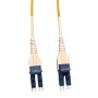 LC to LC Uniboot G657A1 Fibre Patch Cables OS2 Singlemode Yellow