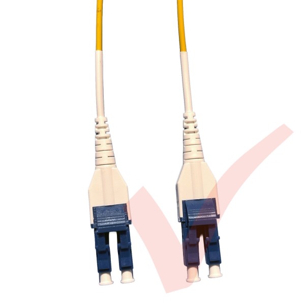 LC to LC Uniboot G657A1 Fibre Patch Cables OS2 Singlemode Yellow