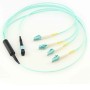 OM4 MPO to 4x LC Duplex Breakout Harness (fan out) Assembly