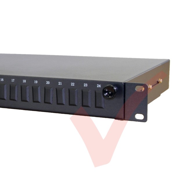 24x LC Fibre Panel - (no LC adaptors pre-installed) Single/Multimode