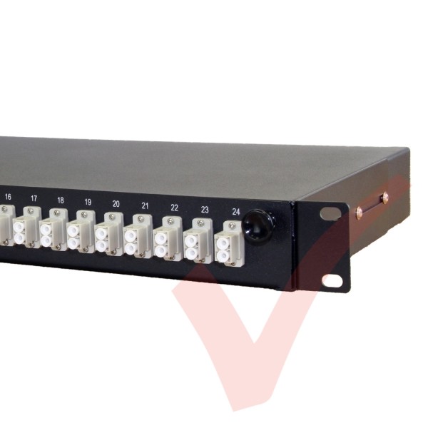 LC 1U 24 Port Fibre Patch Panel Multimode Duplex - Patchsave Solutions