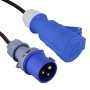 16Amp Commando Male  to Commando Female Extension Power Cable
