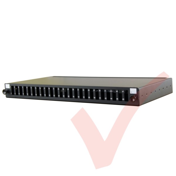 SC Duplex Fibre Unloaded Sliding Patch Panel