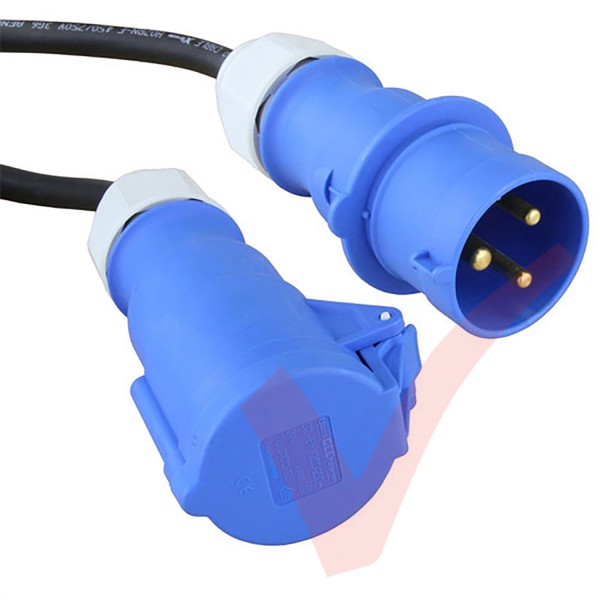 32Amp Commando Male to Commando Female Extension Power Cable