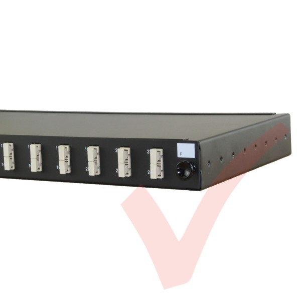 SC 1U 24 Port Fibre Patch Panel Multimode Duplex - Patchsave Solutions