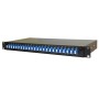 LC Singlemode Fibre Sliding Patch Panel With 24 Duplex Adaptors