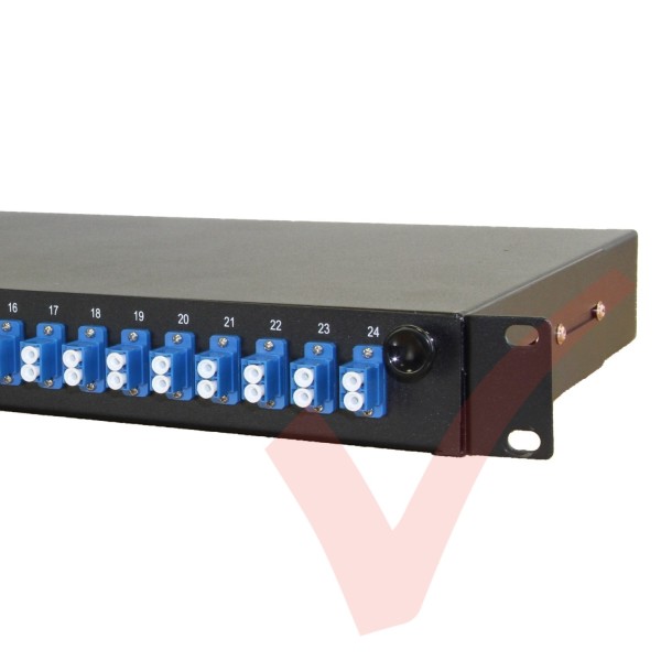 LC 1U 24 Port Fibre Patch Panel Singlemode Duplex - Patchsave Solutions