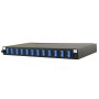 SC Singlemode Fibre Sliding Patch Panel With 12 Duplex Adaptors