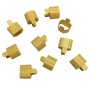 10 Pack - IEC C13  Power Cord Contact Retention Sleeve for (connect to C14 Inlet) Yellow