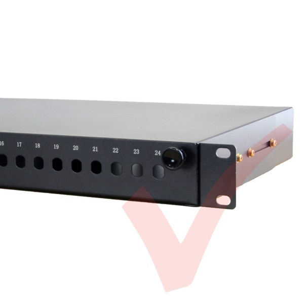 24x ST Fibre Panel - (no LC adaptors pre-installed) Single/Multimode