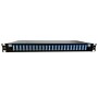 1U LC Duplex Sliding Patch Panel Loaded With 48 LC Duplex Singlemode Adaptors
