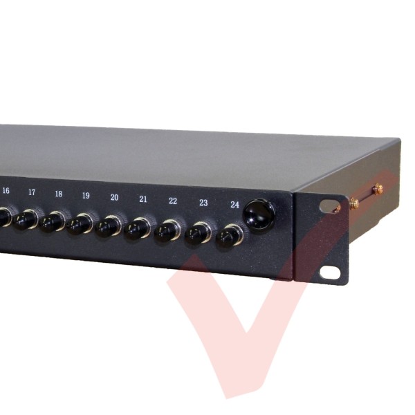 ST 1U 24 Port Fibre Patch Panel Multimode Duplex - Patchsave Solutions
