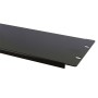 Black 3U Blanking Panel 19" Metal