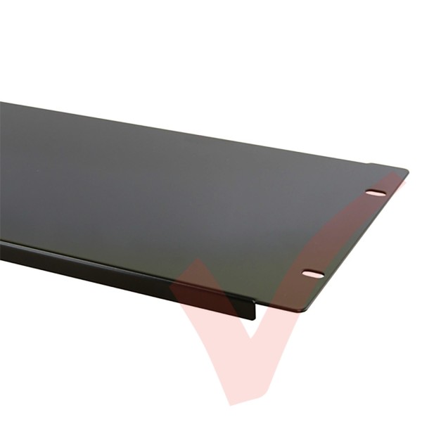 Black 4U Blanking Panel 19" Metal