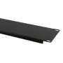 Black 2U Blanking Panel 19" Metal