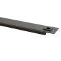 Black 1U Tool Less Blanking Panel 19" Metal