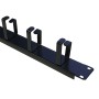 1U 5 Ring Cable Management Bar 65mm Rings