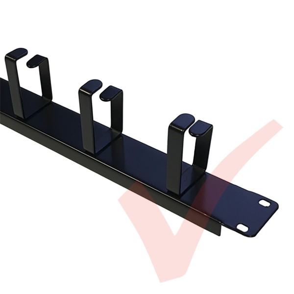 1U 5 Ring Cable Management Bar 65mm Rings
