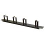 1U 4 Ring Cable Management Bar 66mm Rings - Patchsave Solutions
