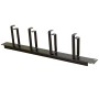 1U 4 Ring Cable Management Bar 100mm Rings - Patchsave Solutions