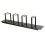 2U 4 Ring Cable Management Bar 100mm Rings - Patchsave Solutions
