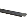 Black 1U Letterbox Style Brush Strip Panel