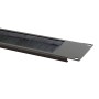 Black 2U Letterbox Style Brush Strip Panel