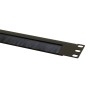 1U Half Open Brush Strip Panel - Patchsave Solutions