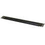 1U Half Open Brush Strip Panel - Patchsave Solutions