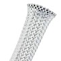 100 Metre White - Halogen Free Braid Sleeving 5-12mm (18mm Flat)