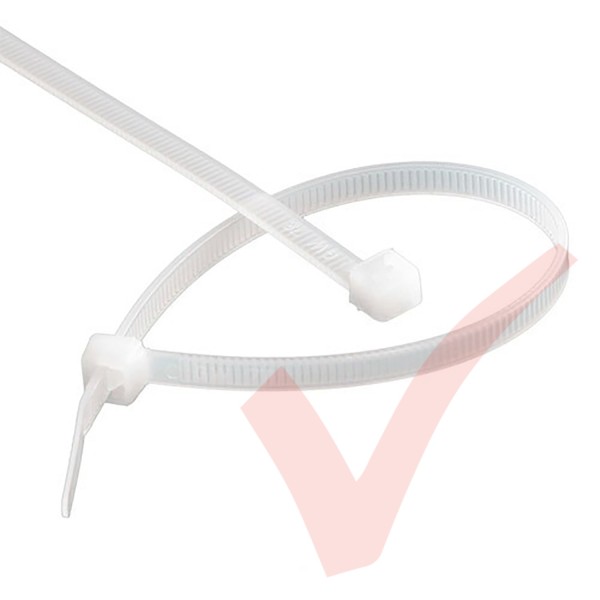 Neutral Nylon Cable Ties (100 Pack)