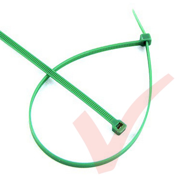 Green Nylon Cable Ties (100 Pack)