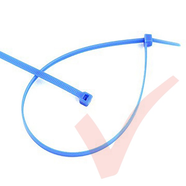 Blue Nylon Cable Ties (100 Pack)
