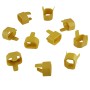 Secure Sleeve C14 into C13 Tab Yellow - 25 Pack