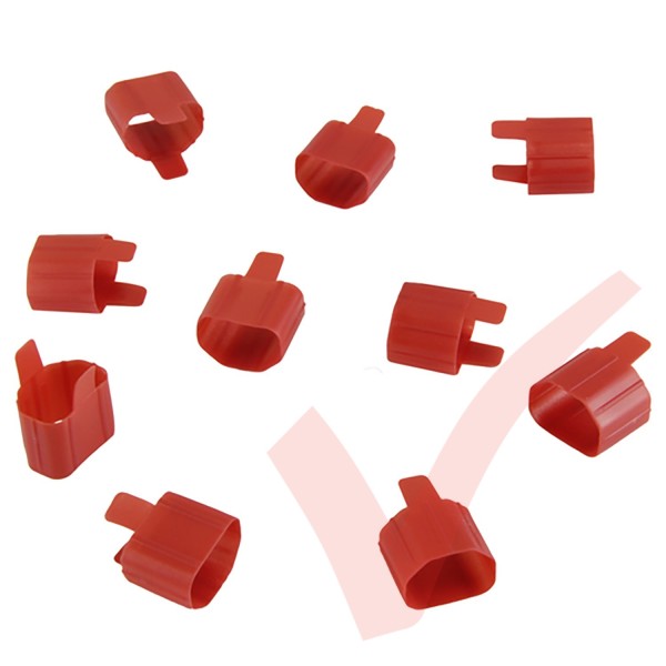 Secure Sleeve C13 into C14 Inlet Tab Yellow - 10 Pack